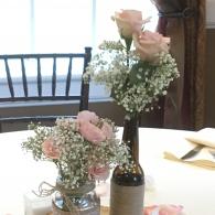 Simple Rustic Centerpieces